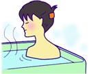 酸性水を溜めてお風呂に使用するとお肌もスベスベになります